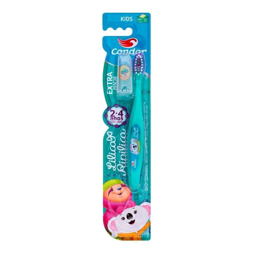 Escova Dental Lilica Ripilica 2 a 4 Anos Condor