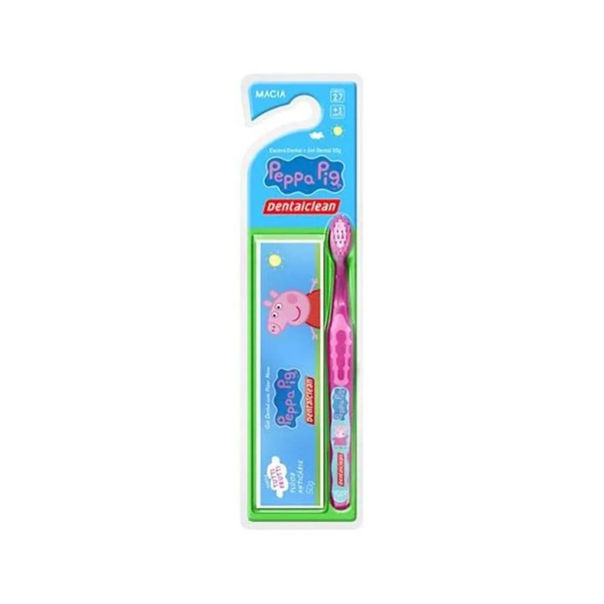 Kit Dental Dentalclean Infantil Peppa Escova+gel 50g