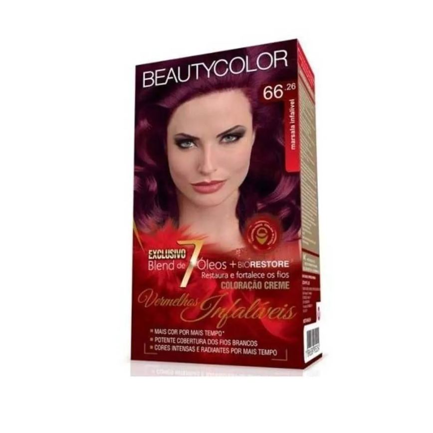 Tintura Beauty Color 66.26 Marsala Infalivel (especial)
