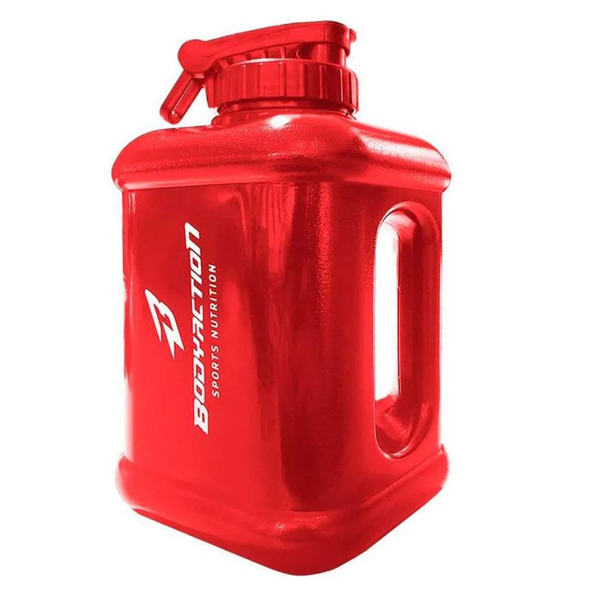 Galão Garrafa Água Bebida Academia 1,6 Litros Vermelho