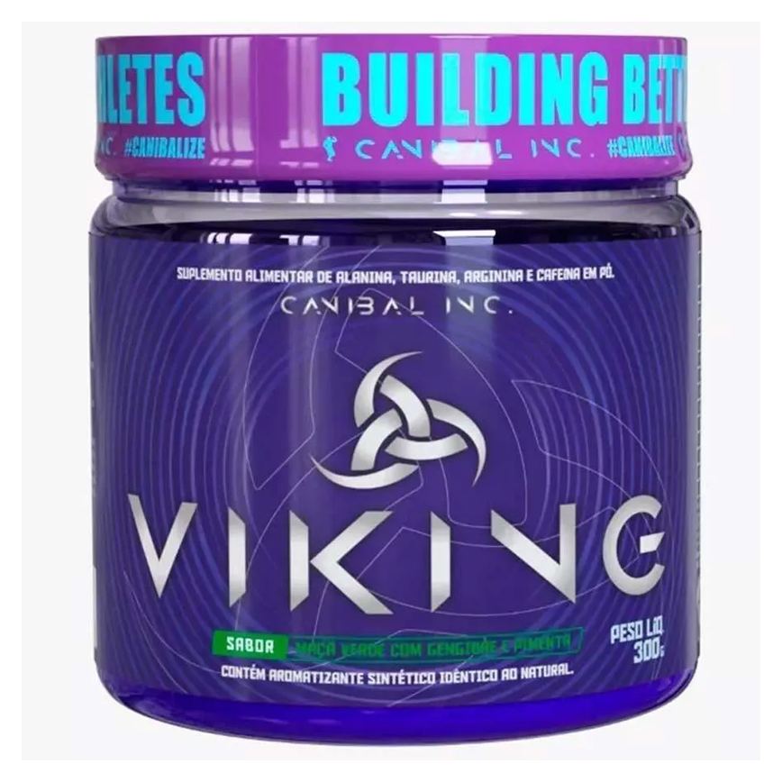 Pré-treino Canibal Inc Viking Maçã Verde 300g