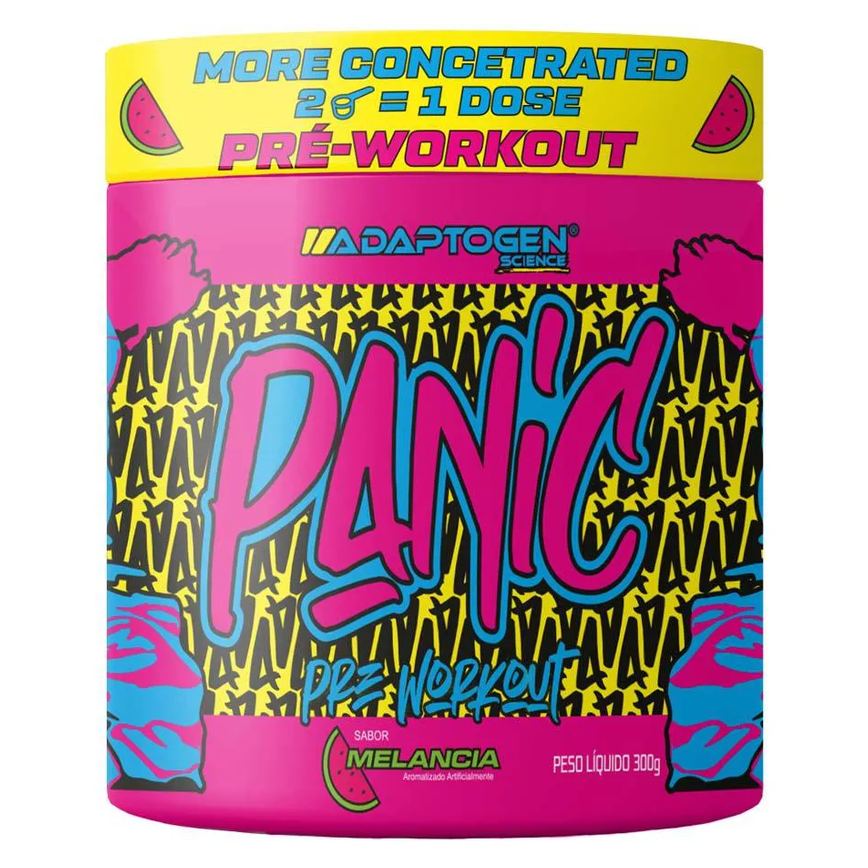 Panic Adaptogen Pré Treino Sabor Melancia 300g