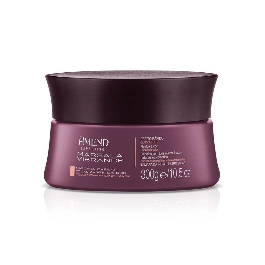 MáSCARA AMEND MARSALA VIBRANCE REALCE DA COR - 300G