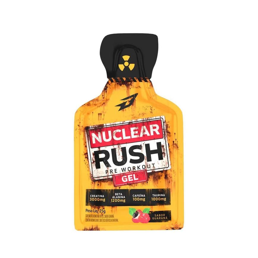 Pré-Treino em Gel Body Action Nuclear Rush Guaraná Sachê 25g