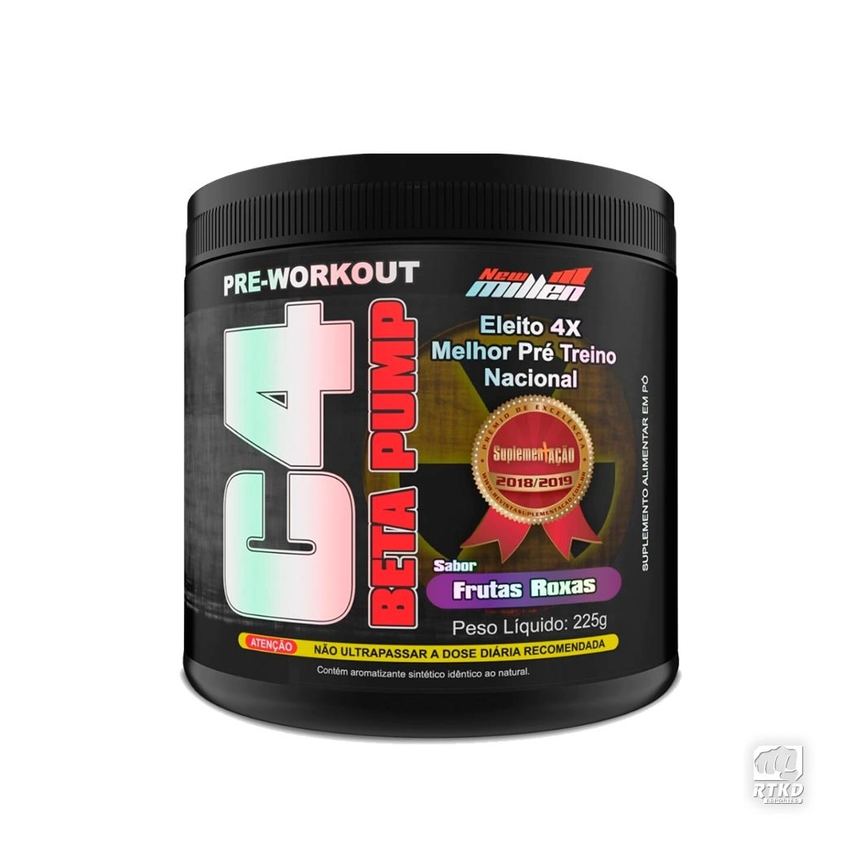 C4 Beta Pump Extreme Pre Workout 225g – New Millen (Frutas Roxas