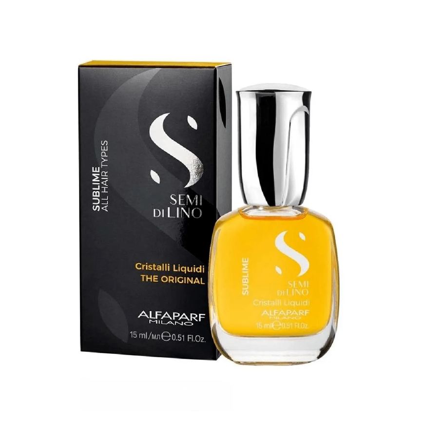 Alfaparf Semi Di Lino Sublime Cristalli Liquidi - Óleo Capilar 15ml