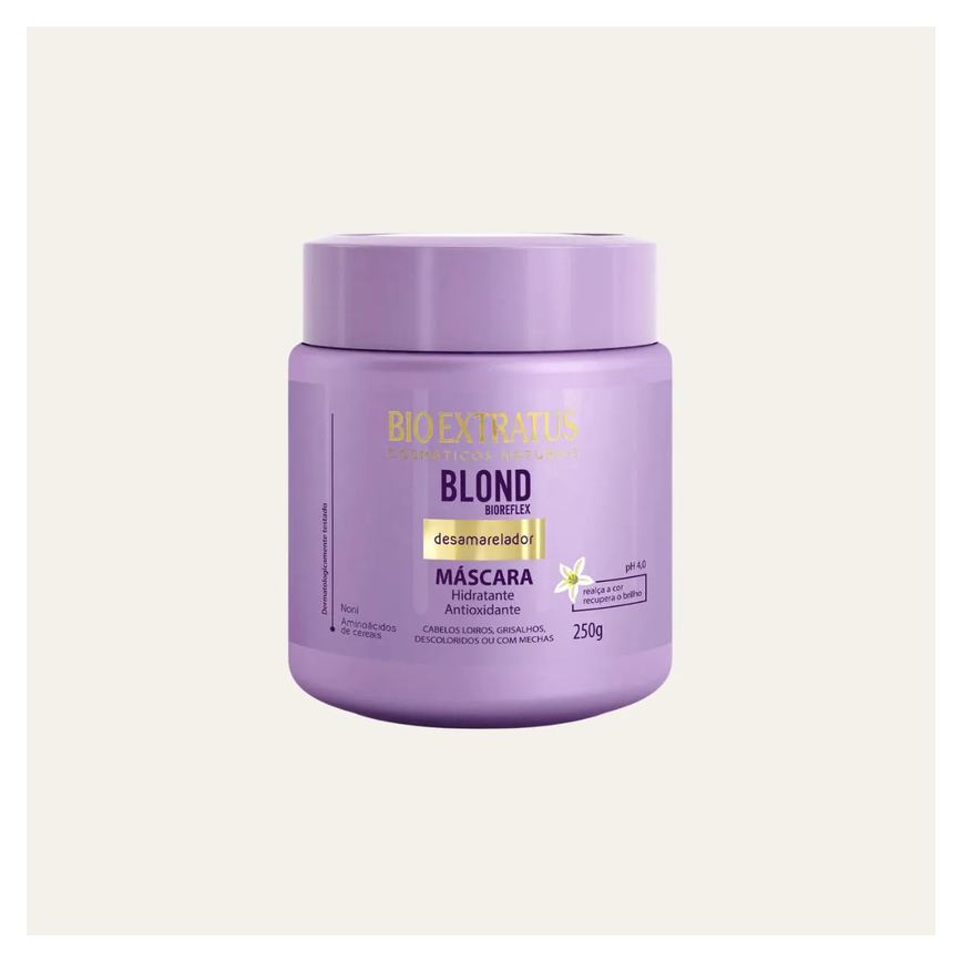 Máscara Desamareladora Blond Bioreflex 250ml - Bio Extratus