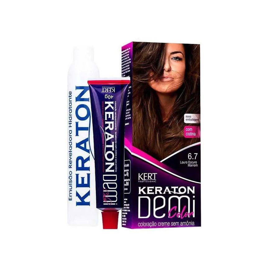 Tonalizante Demi Color 6.7 Louro Escuro Marrom