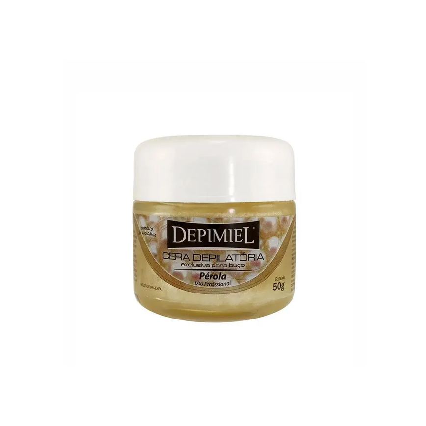 Cera Depilatória Depimiel para Buço Pérola 50g