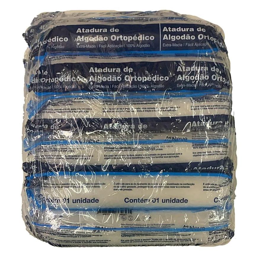 Atadura Algodão Ortopédico Neve 15cmx1.8m - 12 unidades