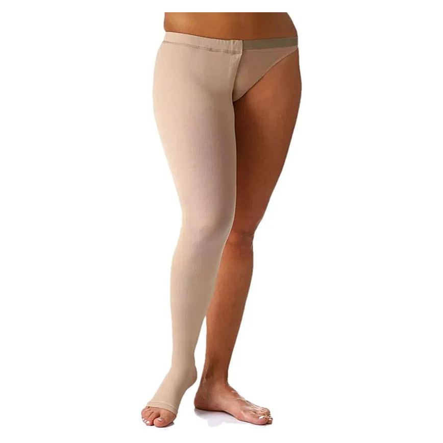 Meia 7/8 Cinta Sigvaris 30-40mmhg Aberta Natural Direito P2