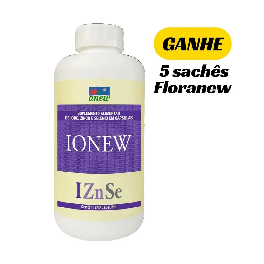 Ionew Anew 240 cápsulas + 5 Sachês Floranew