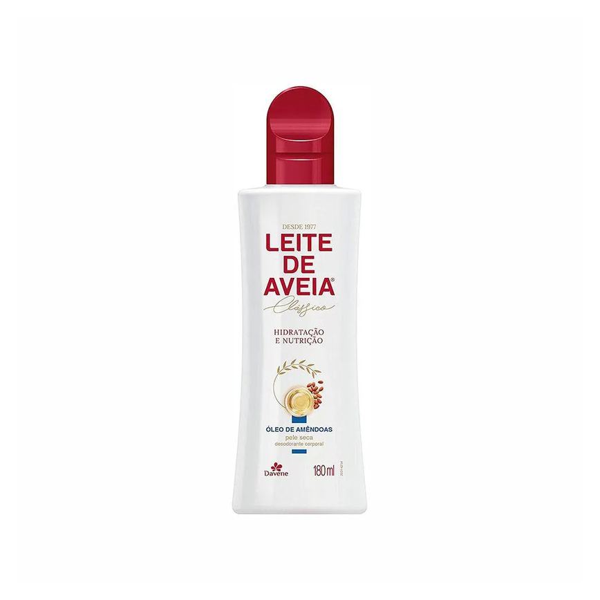 Loção Hidratante Leite de Aveia Davene Amêndoas 180ml