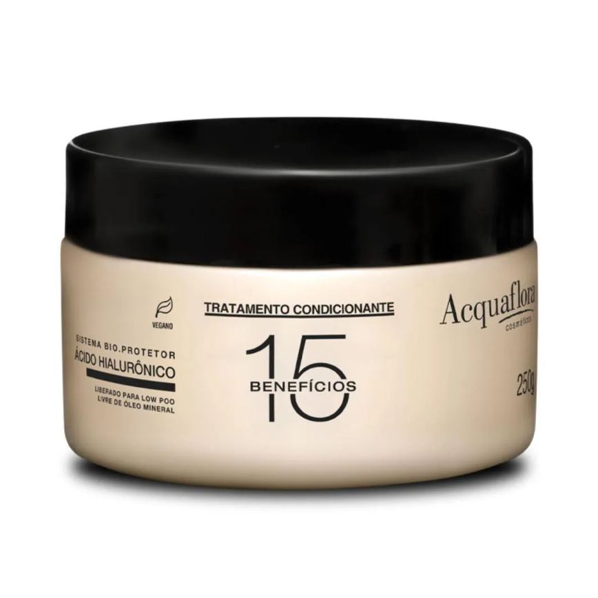 Máscara Acquaflora 15 Benefícios Tratamento Condicionante 250g