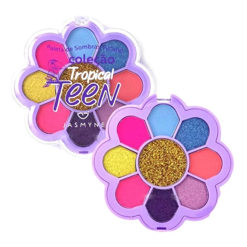Paleta de Sombras Jasmyne Tropical Teen Tucano A 10g