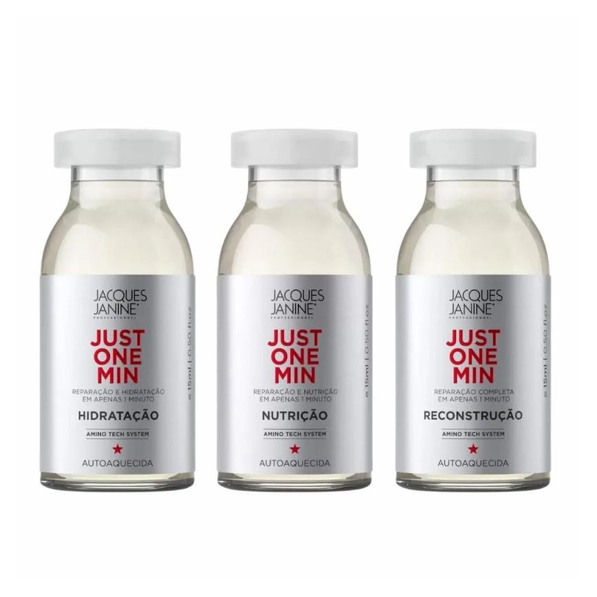 Cronograma Capilar Jacques Janine Just One Min 15ml