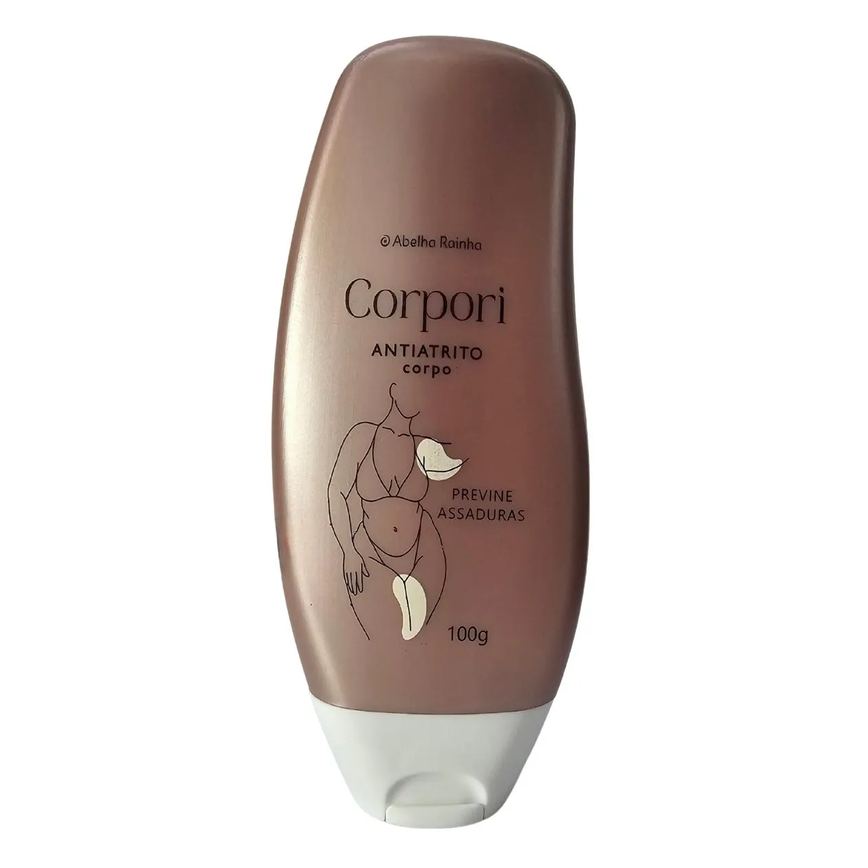 Creme Hidratante Corporal Antiatrito Previne Assaduras Corpori Abelha Rainha 100g