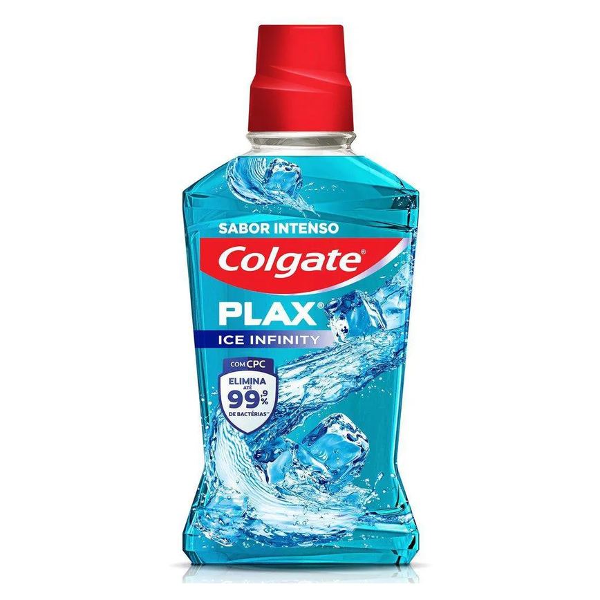 Enxaguante Bucal Colgate Plax Ice Infinity Leve 500Ml Pague 350Ml
