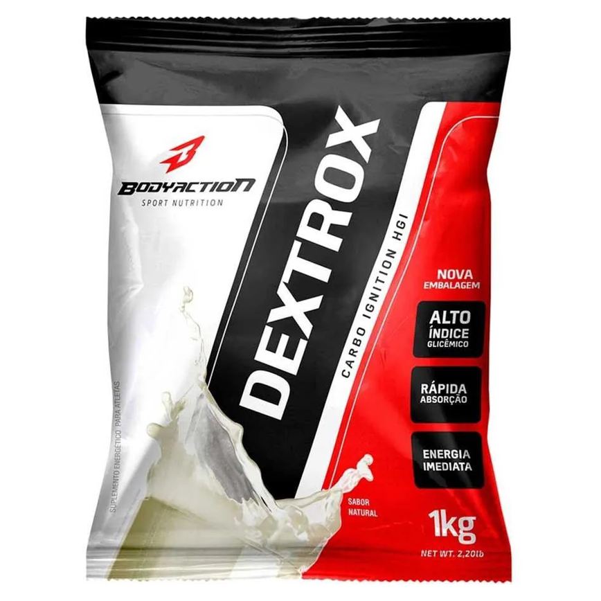 Dextrose Suplemento Dextrox 1kg Bodyaction Mais Energia Guaraná com Açaí