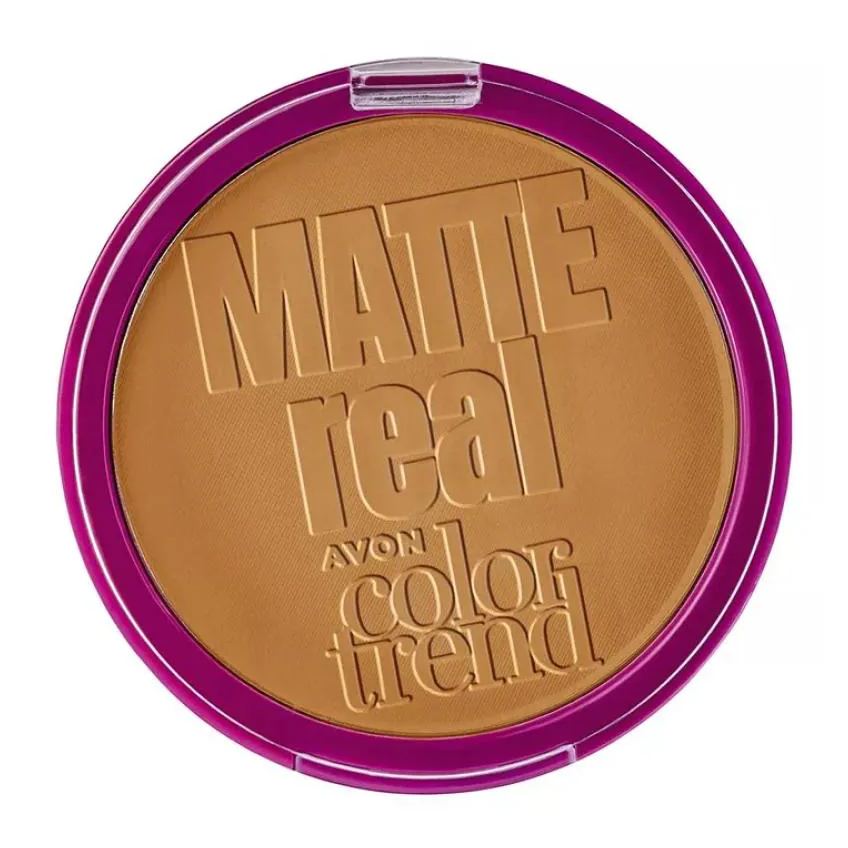 Avon Matte Real Po Compacto Facial Fps 10 Medio 332 Q 7g