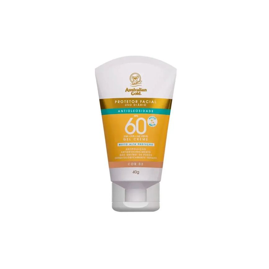 Australian Gold Protetor Solar Facial Matte Fps60 Cor 02 40g