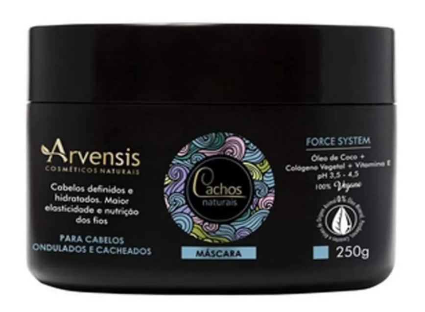 Máscara Cachos Naturais Cacheados e Ondulados 250G - Arvensis