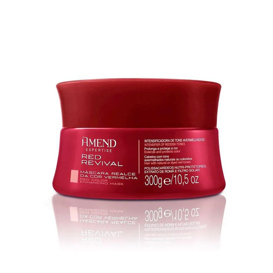 Máscara De Tratamento Amend Realce Da Cor Red Revival 300G