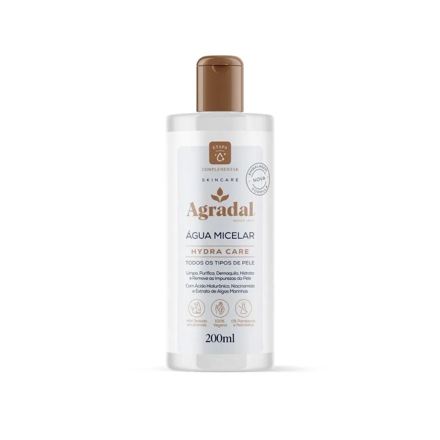 Água Micelar Agradal Hydra Care 200ml