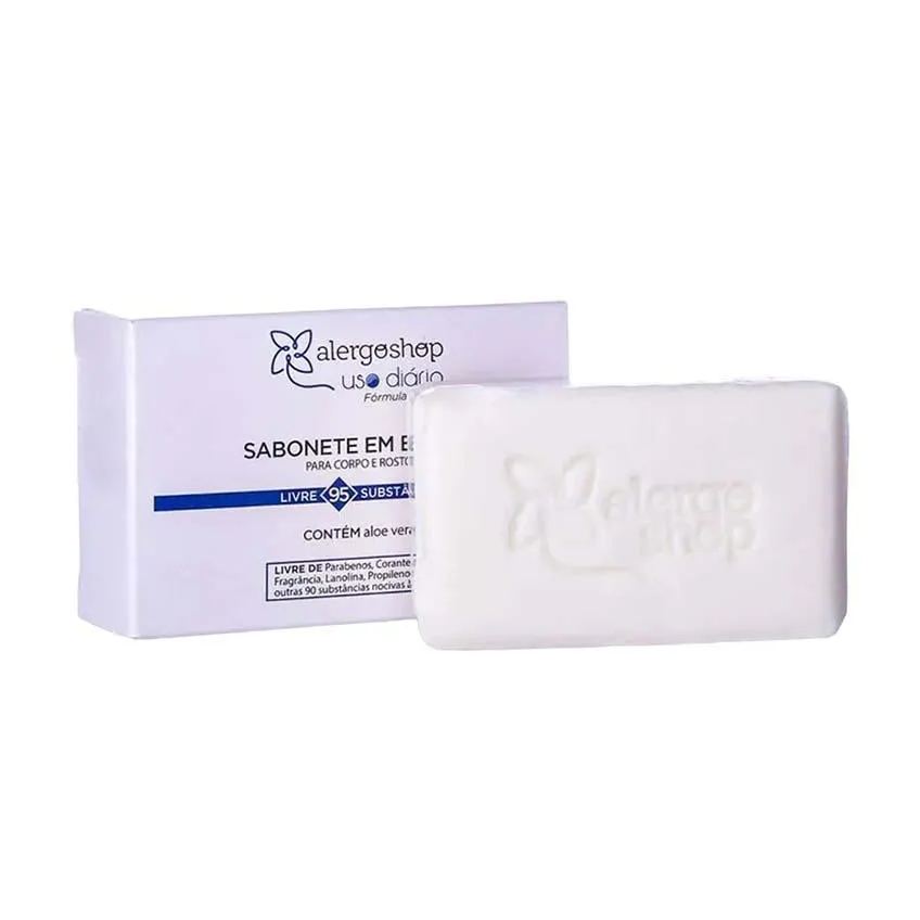 Sabonete em barra aloe vera alergoshop 100g