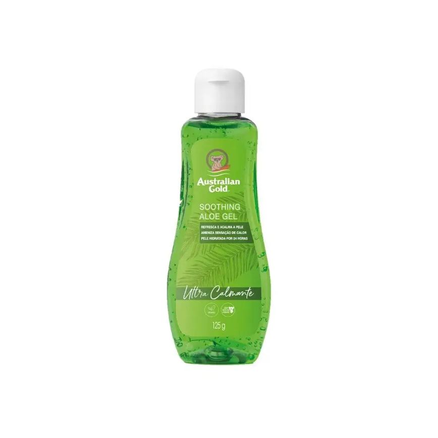 Gel Pós-sol Autralian Gold Soothing Aloe Gel Ultra Calmante 125gr