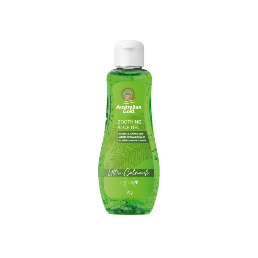 Gel Pós-sol Autralian Gold Soothing Aloe Gel Ultra Calmante 125gr