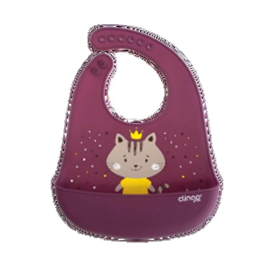 Babador Silicone com Bolso Coletor Milky - Clingo