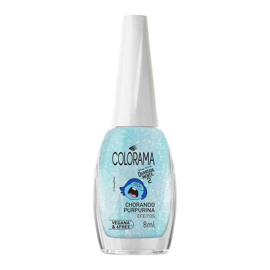 Esmalte Efeitos Colorama Divertidamente 2 8ml - Chorando Purpurina