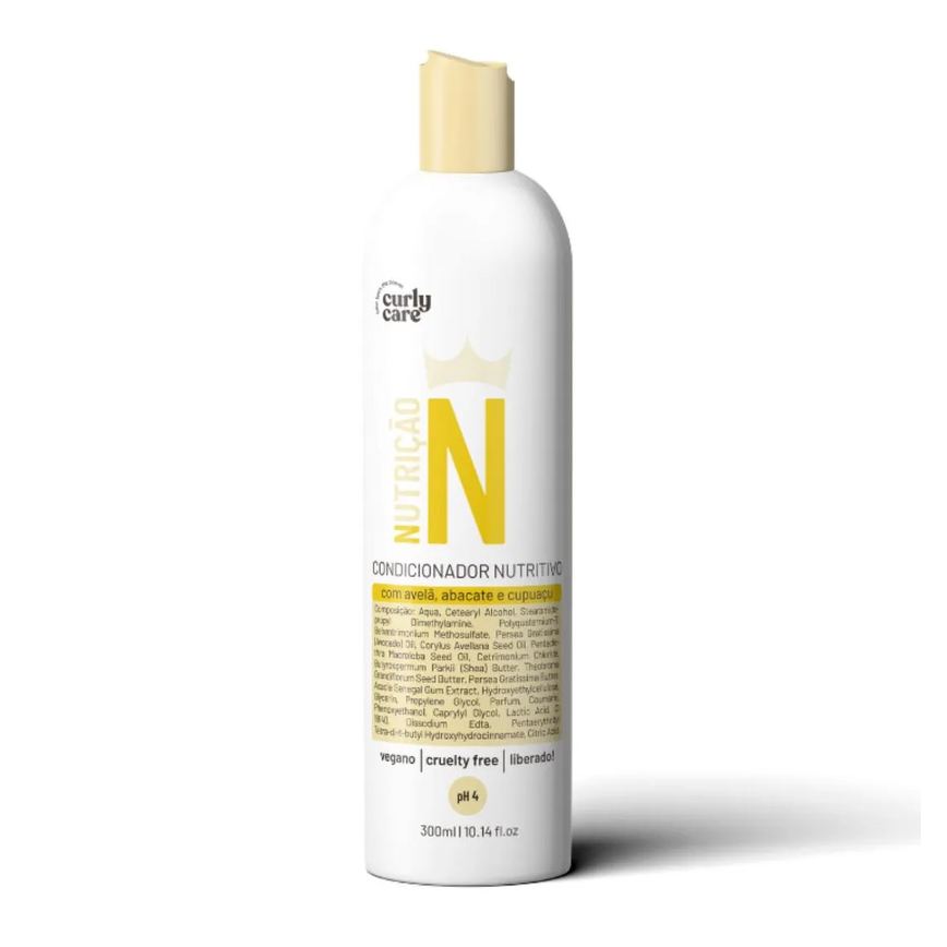 Condicionador Curly Care N Nutrição Cacheados Crespos Maciez 300ml