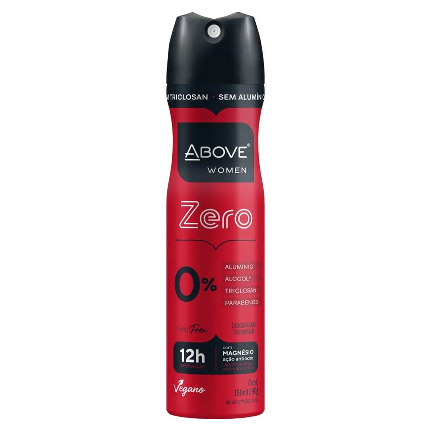 Desodorante Above Feminino 150ml Aerossol Feel Free