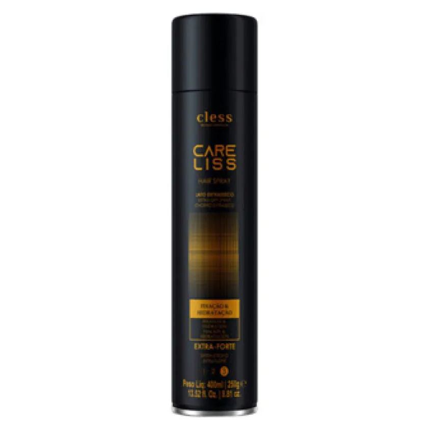 HAIR FIXADOR EXTRA FORTE CARE LISS JATO SECO CLESS PROFISSIONAL 400ML