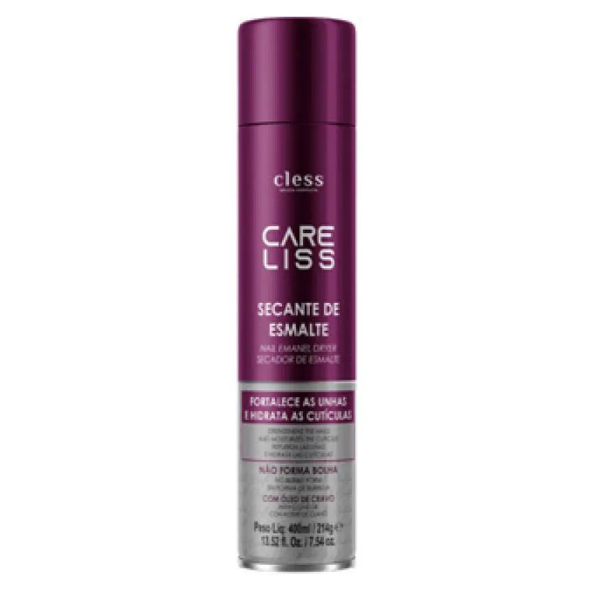 SECANTE ESMALTE SECAGEM INSTANTANEA PARA UNHAS CARE LISS 400ML CLESS