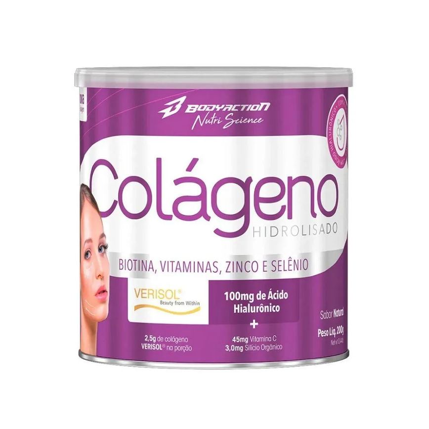 Colágeno Verisol C/ Ácido Hialurônico (200g) - Nova Embalagem - Sabor: Natural