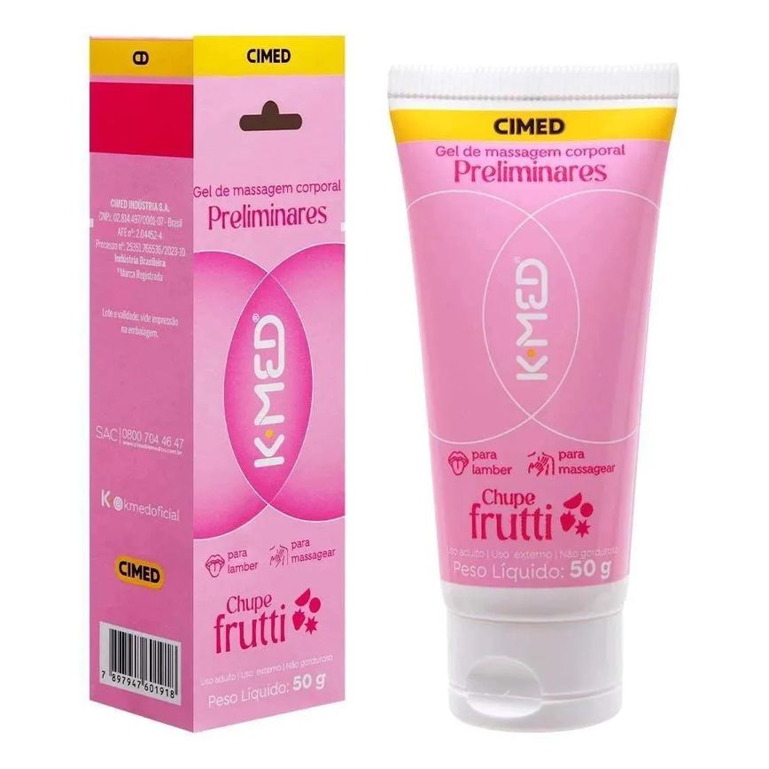 Lubrificante K-med Preliminares Chupe Frutti 50g Cimed