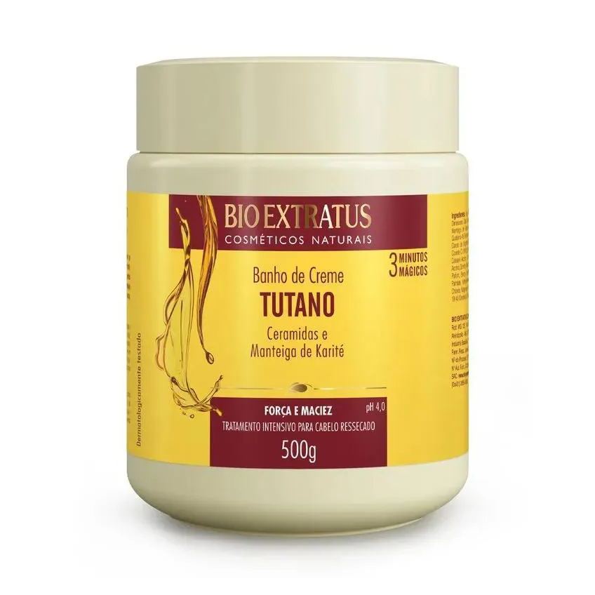 Banho de Creme Hidratação Fortalecedora Tutano 500 Ml Bio Extratus