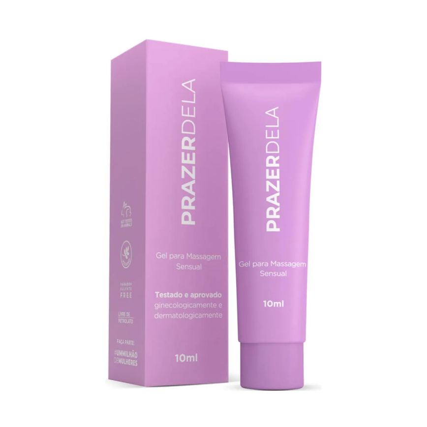 Gel Excitante Feminino Prazer Dela