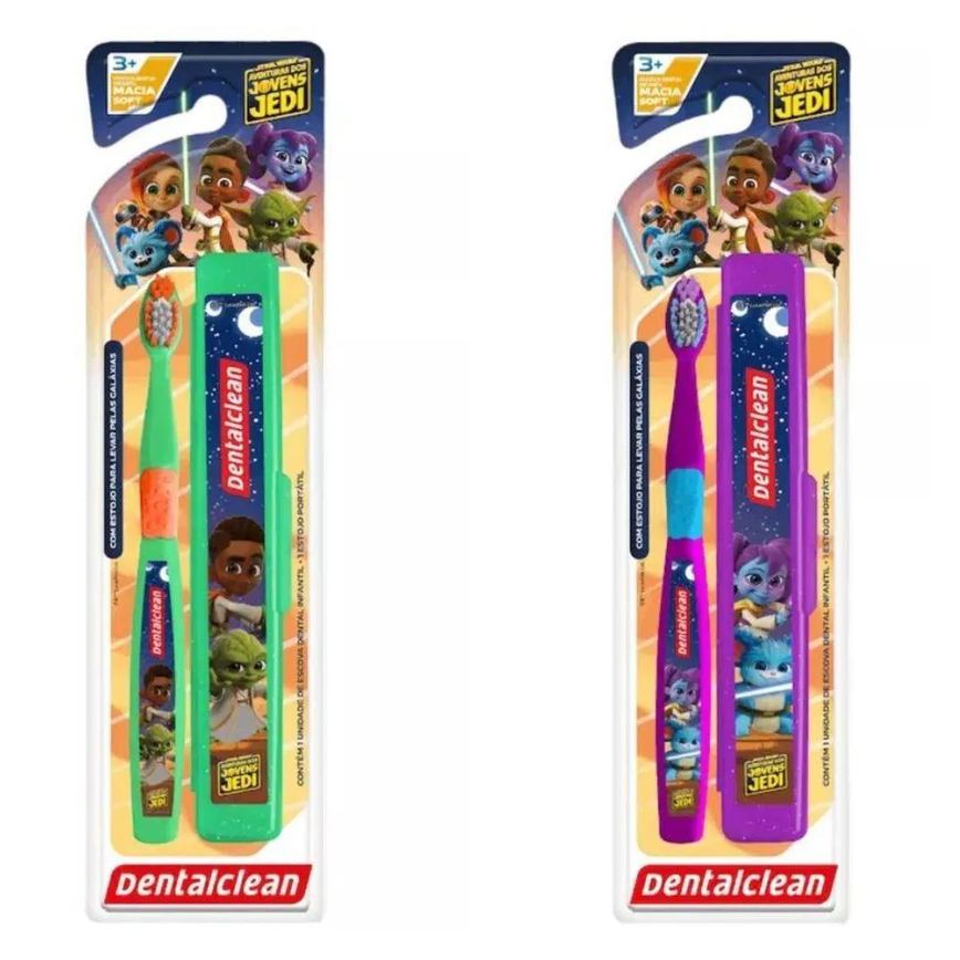 Escova de Dente + Estojo Young Jedi Escolar 3a - Dentalclear