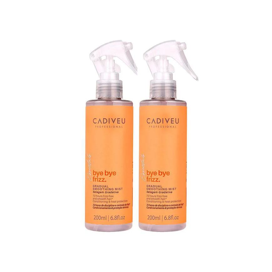 Kit Cadiveu Essentials Bye Bye Frizz - Leave-in Selagem Gradativa 200 Ml - 2 unidades