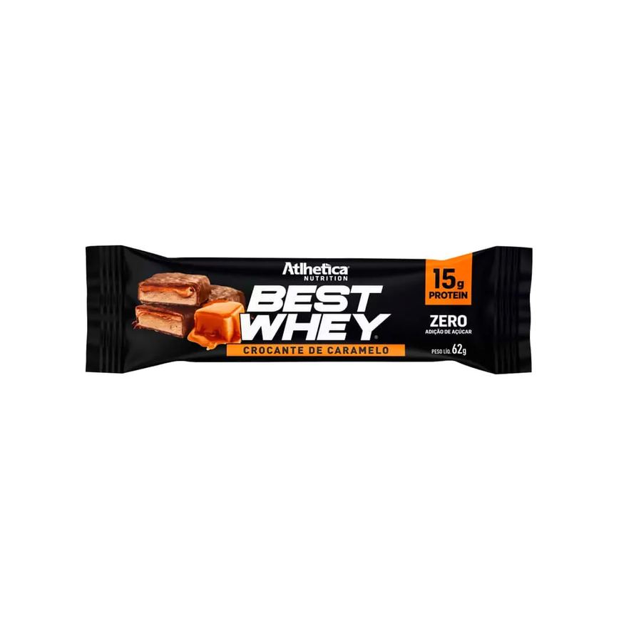 Barra De Proteina Best Whey Crocante De Caramelo 62g