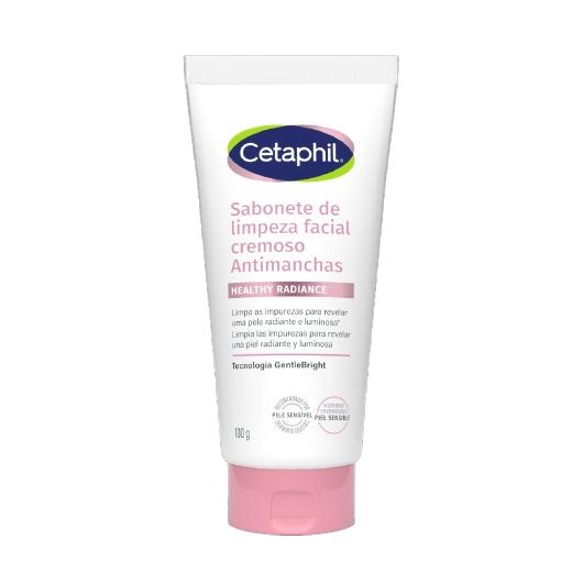 Sabonete Facial Cetaphil Healthy Radiance Cremoso Antimanchas 100g