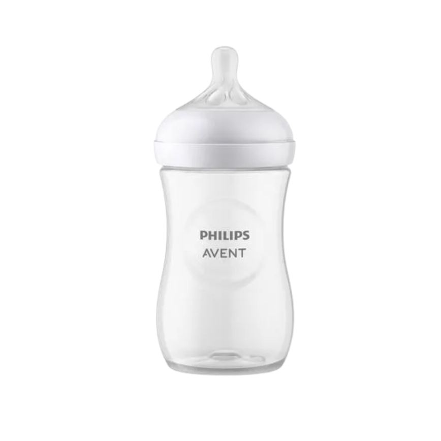 Mamadeira Philips Avent Pétala +1 mês Anticólica Fluxo Médio 260ml 1 Unidade