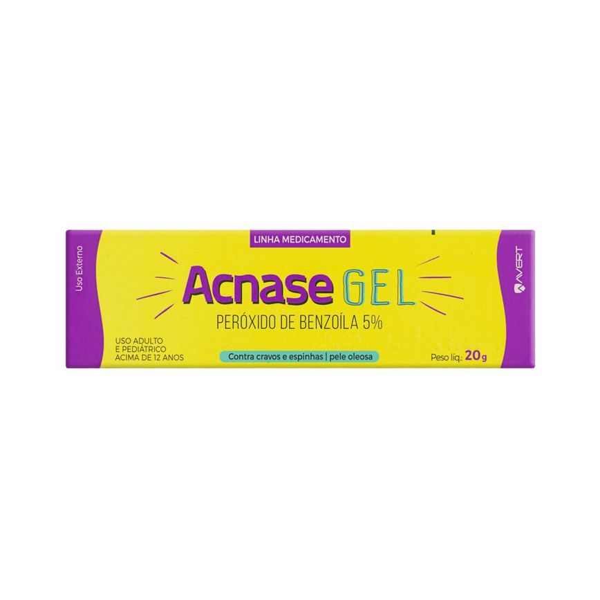 Gel Facial Acnase com Peróxido de Benzoíla 5% 20g