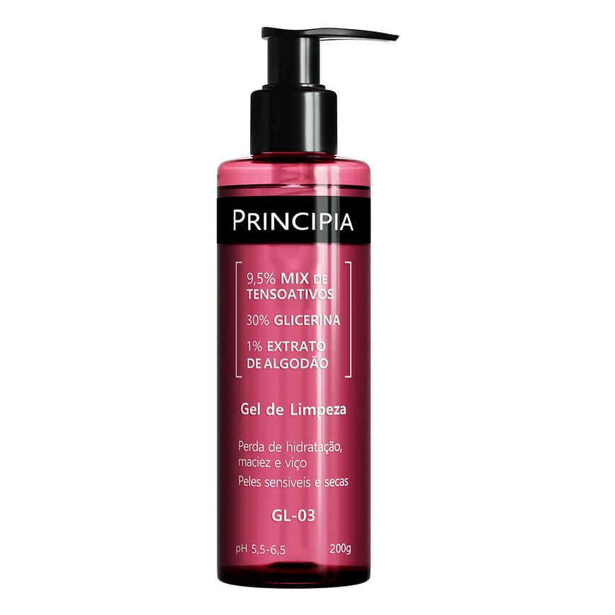 Gel De Limpeza Principia peles Sensiveis E Secas Gl-03 200ml