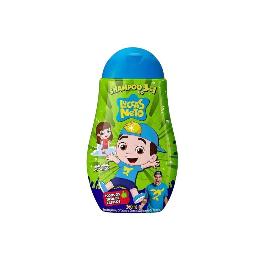 Cia da Natureza - Luccas Neto Shampoo 3 em 1 - Shampoo Infantil - 260ml