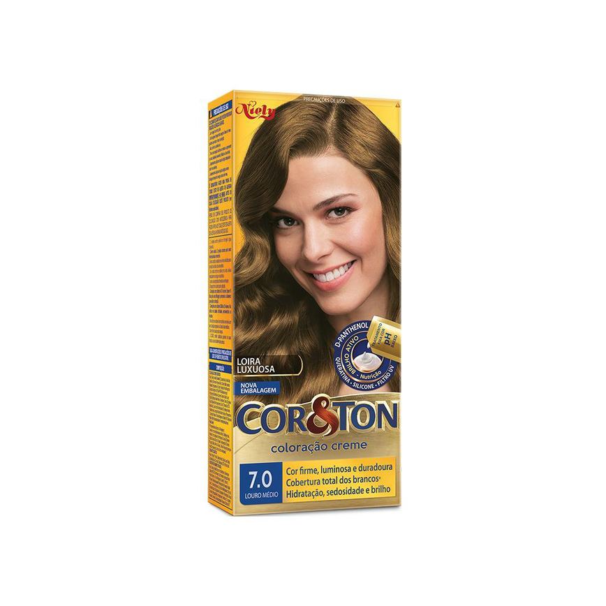 Coloração Niely Cor&Ton Louro Médio 7.0